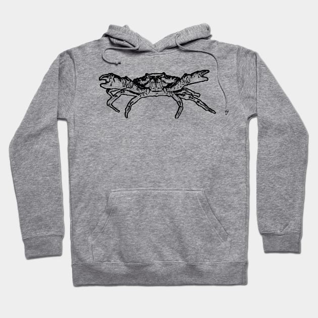 Crab Hoodie by Nimmersatt